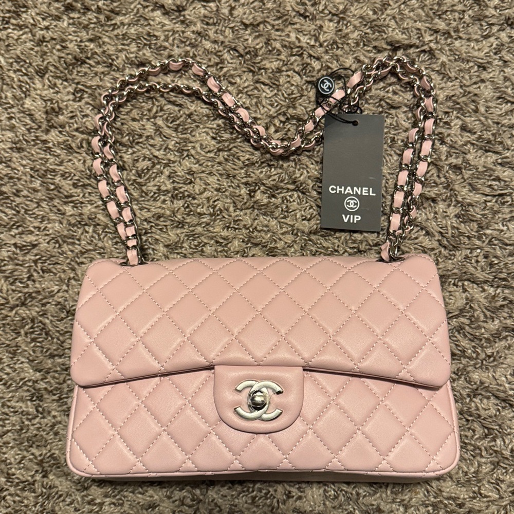 Pink Quilted Women Bag - Picture 10 of 10